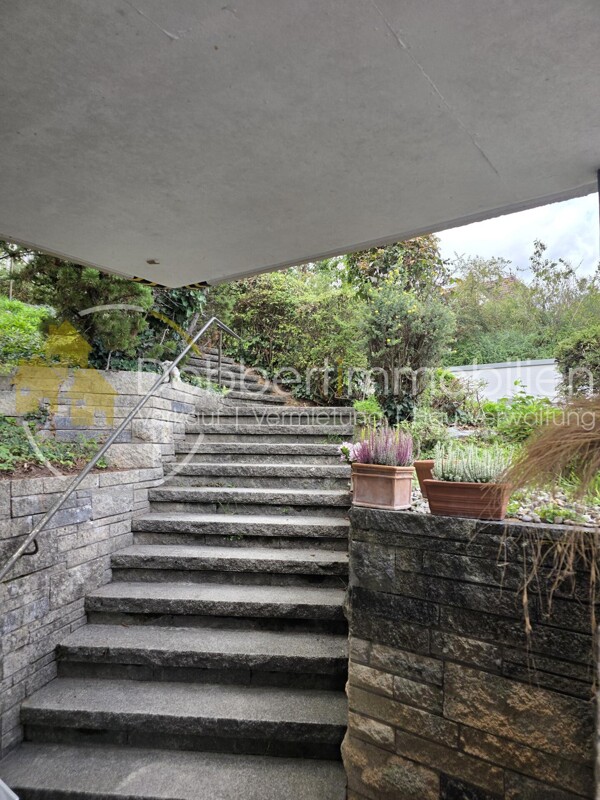 Treppe zum Haus