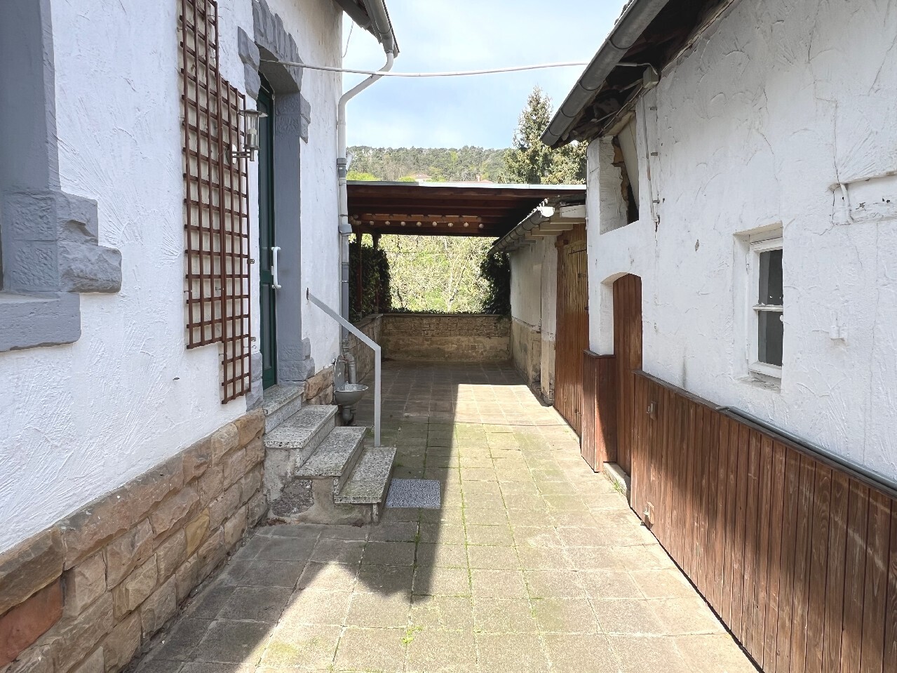 Blick zur Terrasse