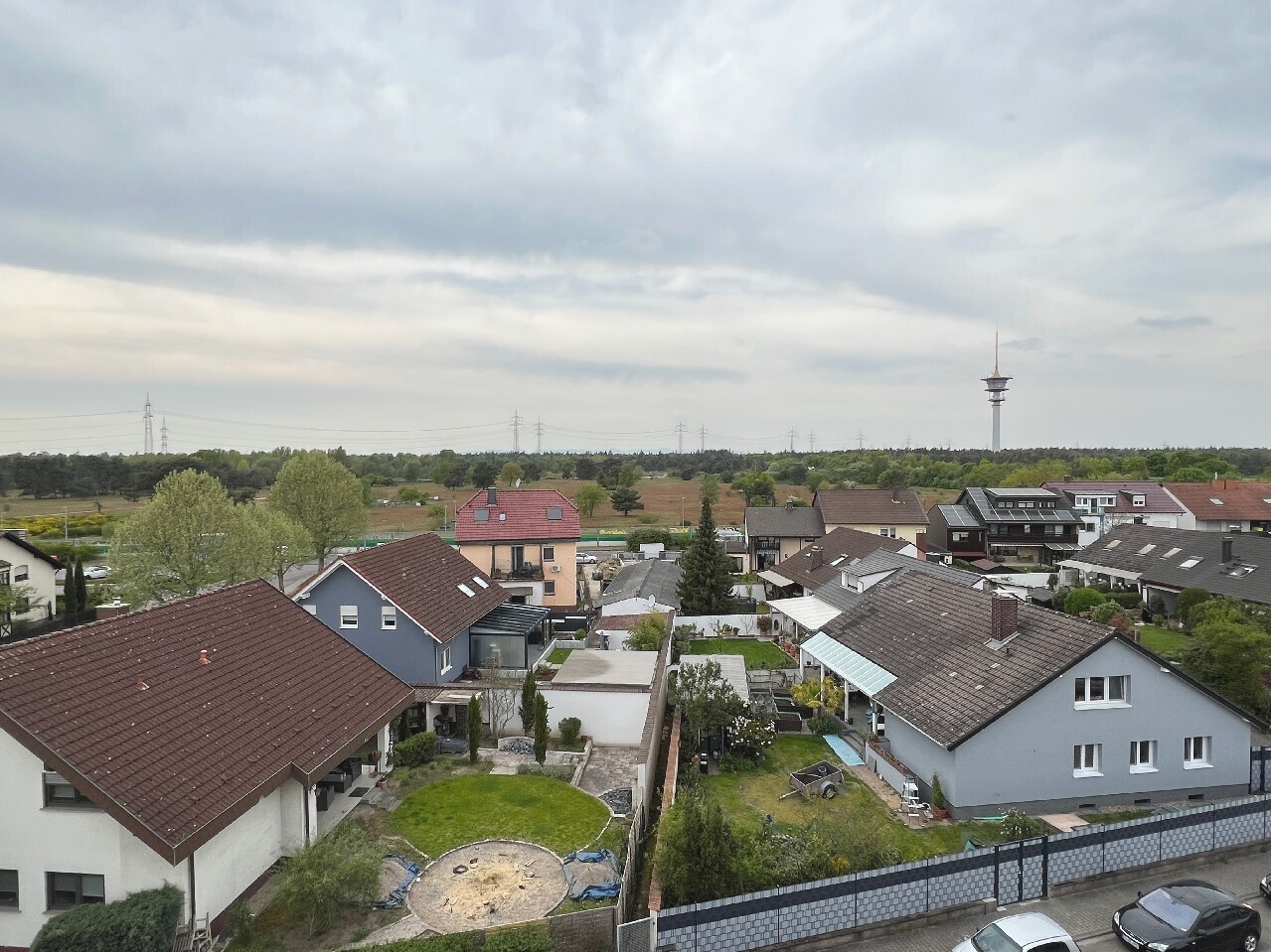 Ausblick vom Balkon