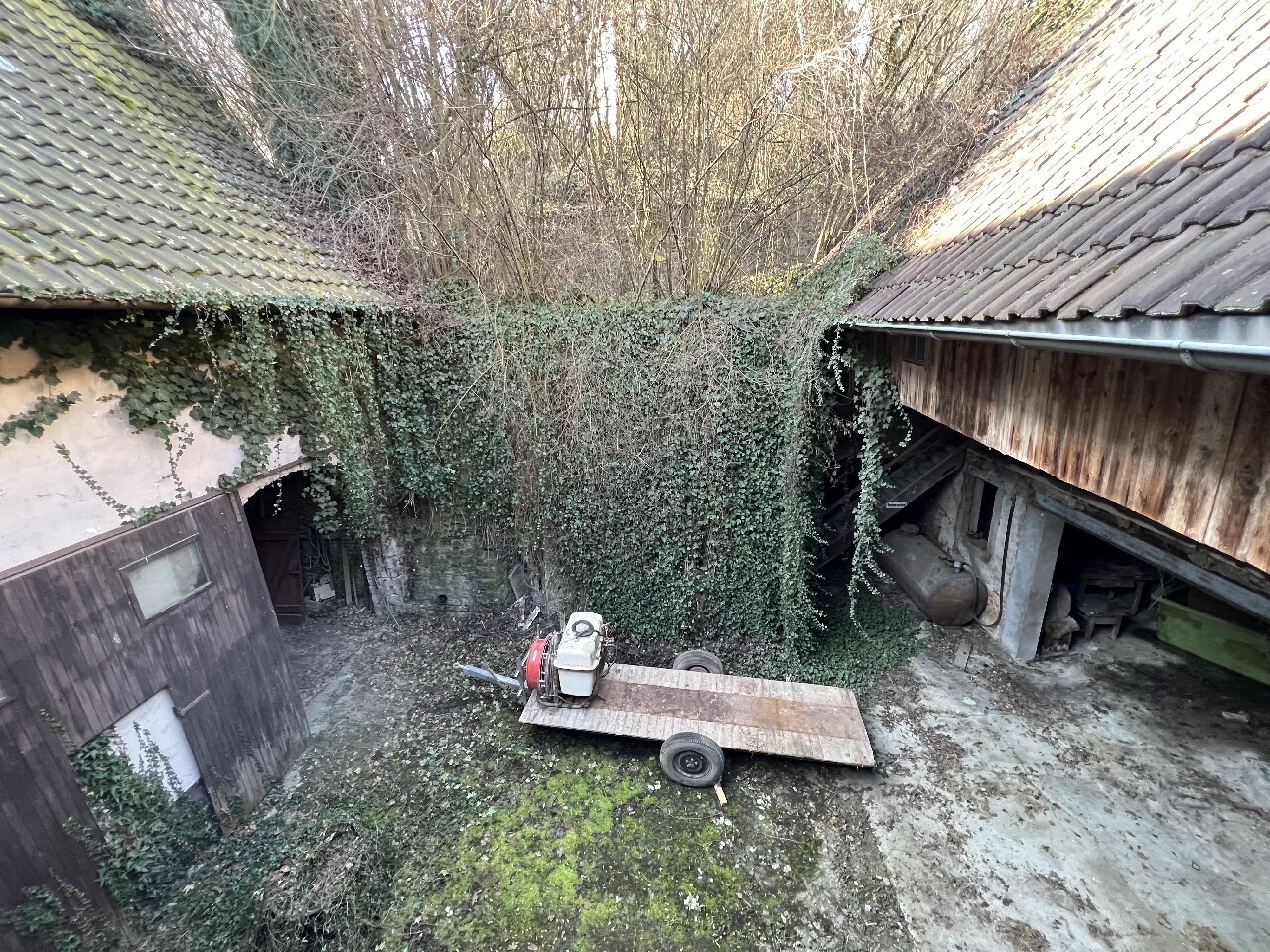 Blick vom Balkon
