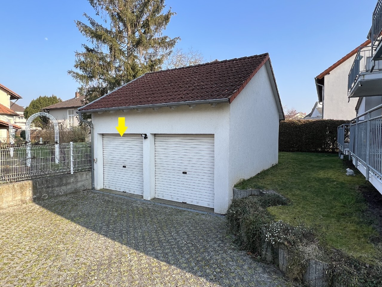 Garage mit Doppelparker