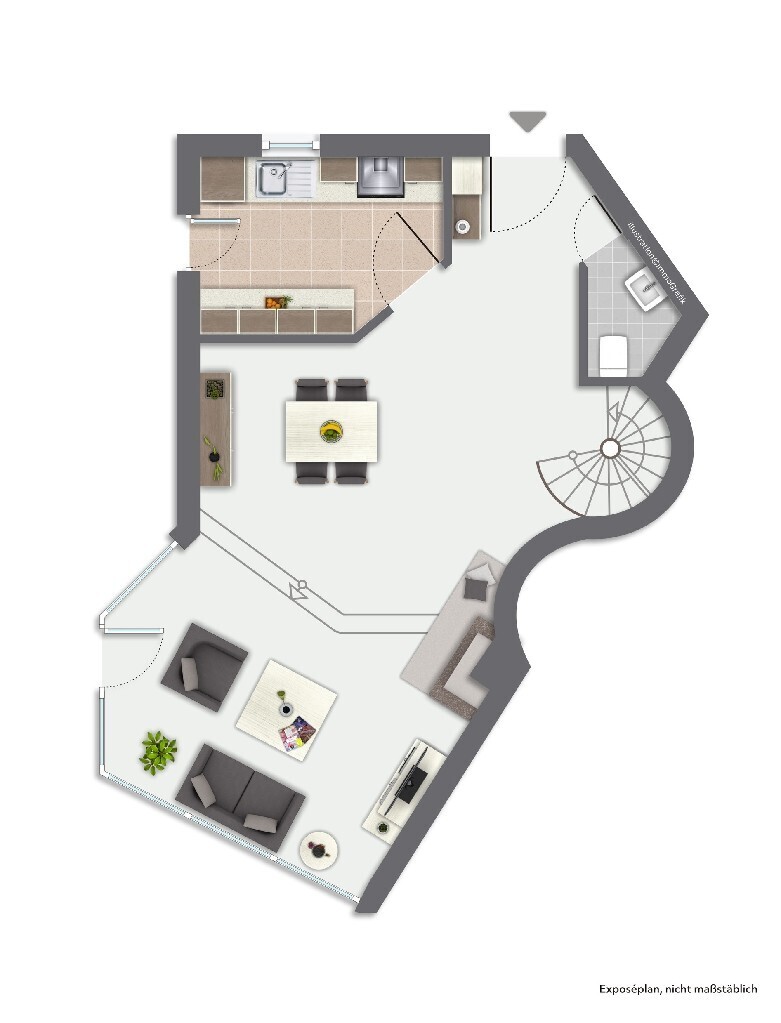 Grundrissskizze - EG