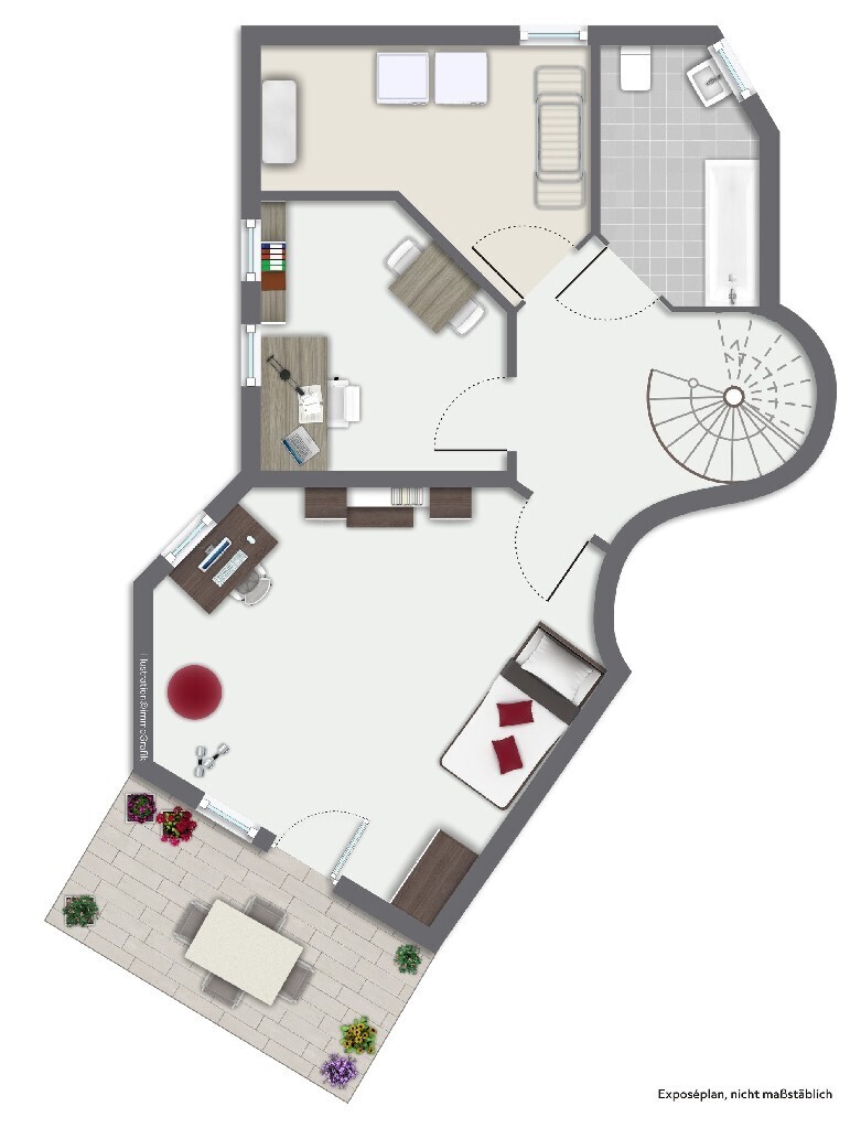 Grundrissskizze - UG