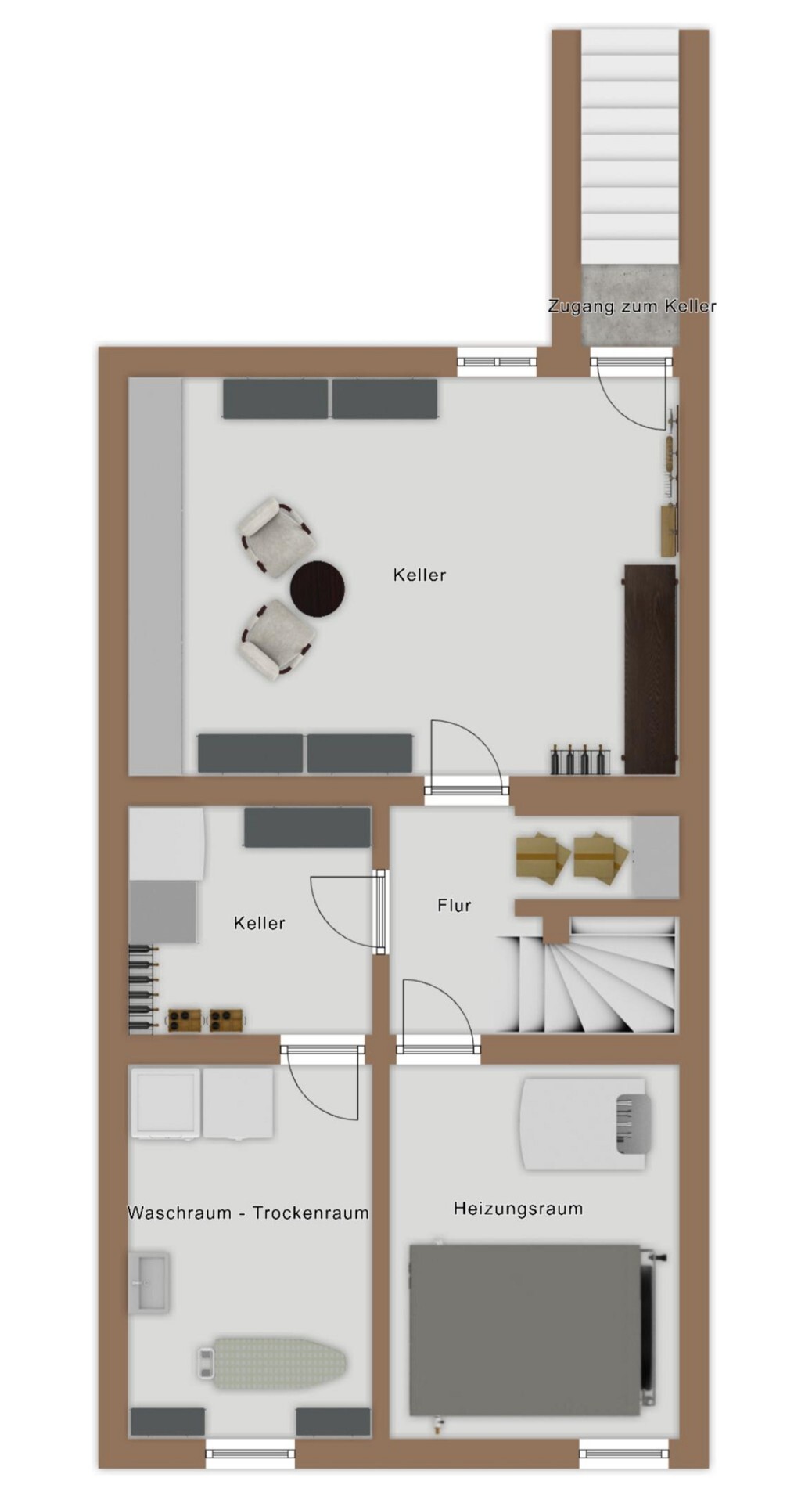 Grundrissskizze - KG