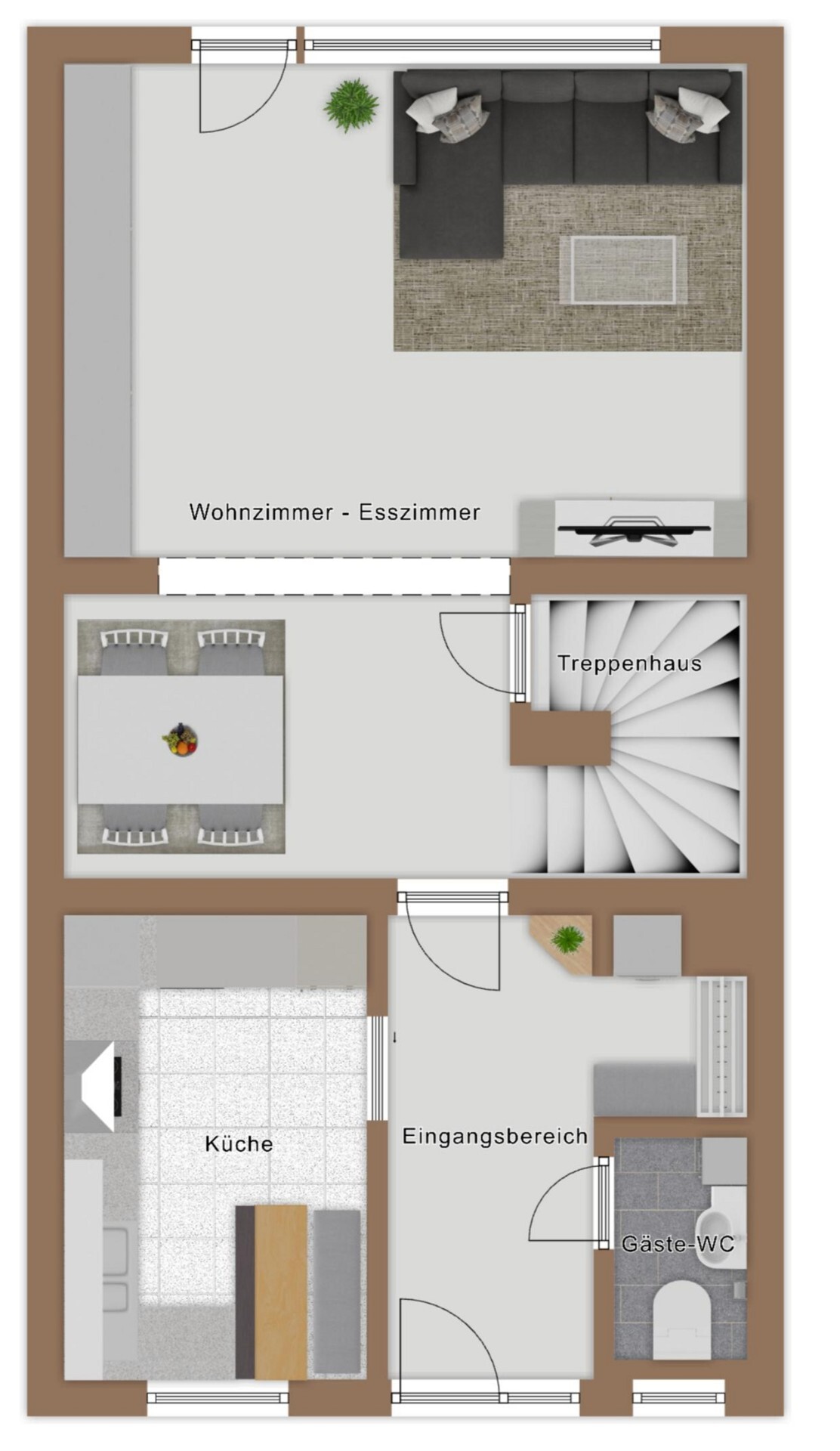 Grundrissskizze - EG