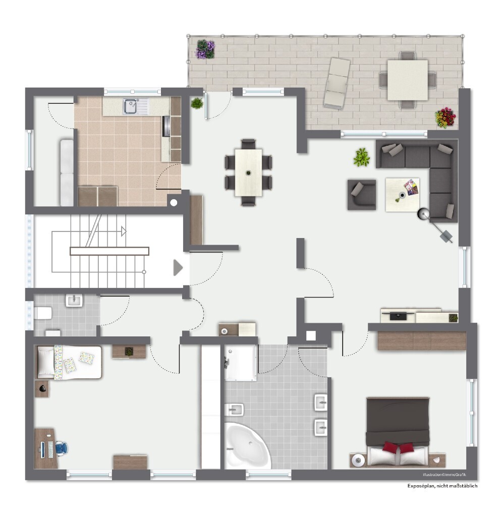 Grundrissskizze - OG