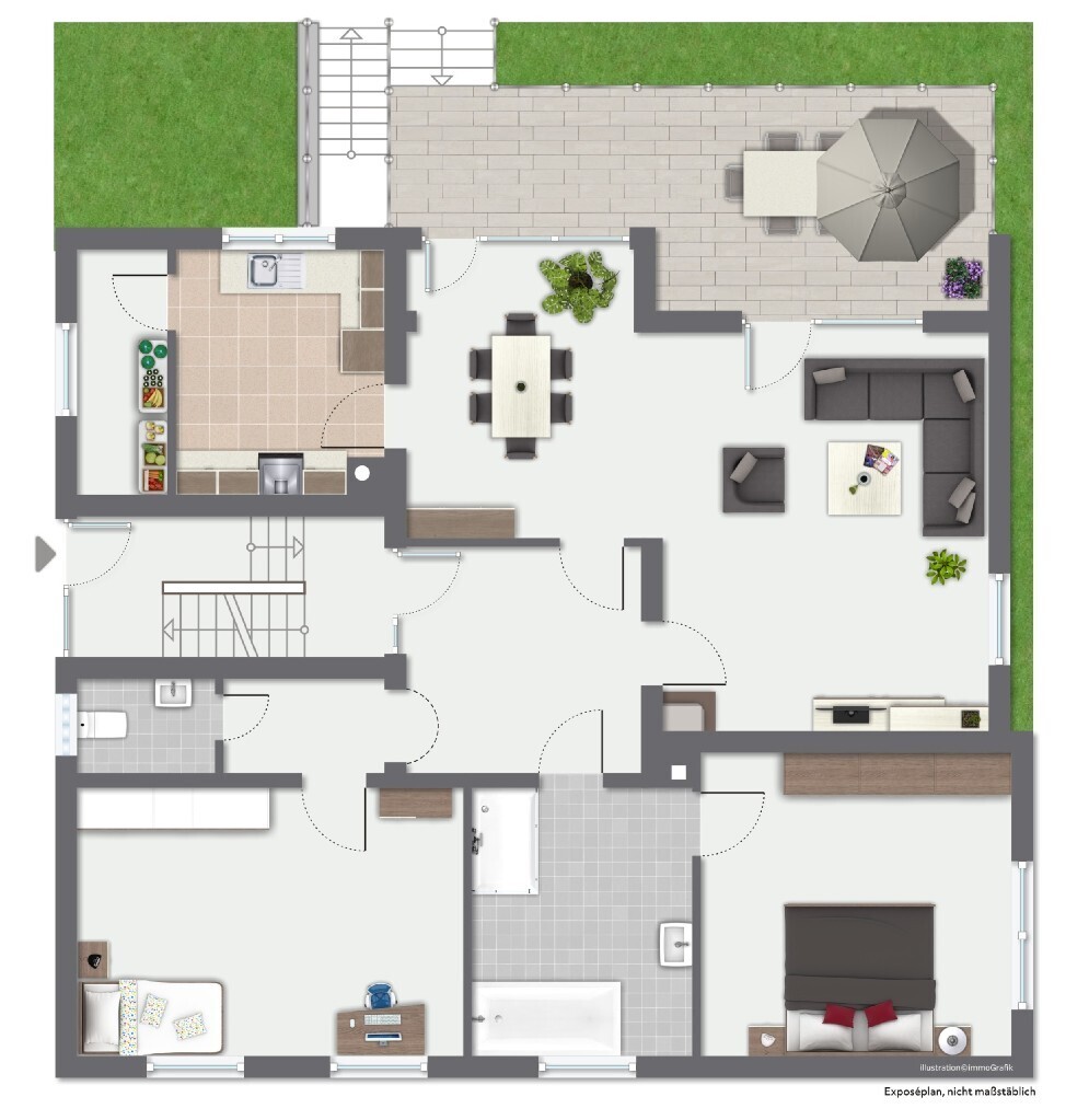 Grundrissskizze - EG