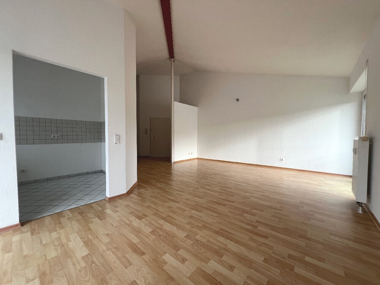 Blick zum Wohnbereich
