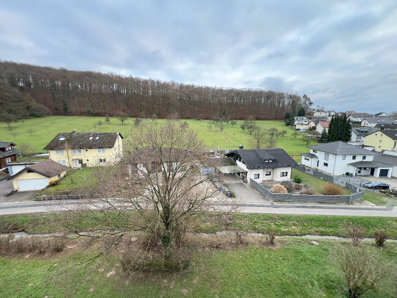 Ausblick vom Balkon