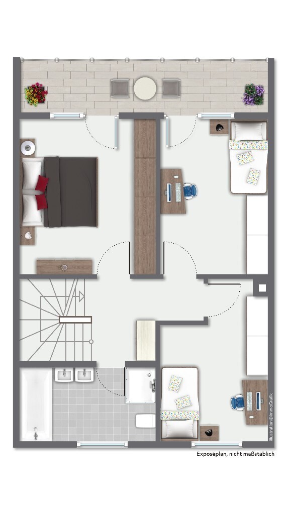 Grundrissskizze - OG