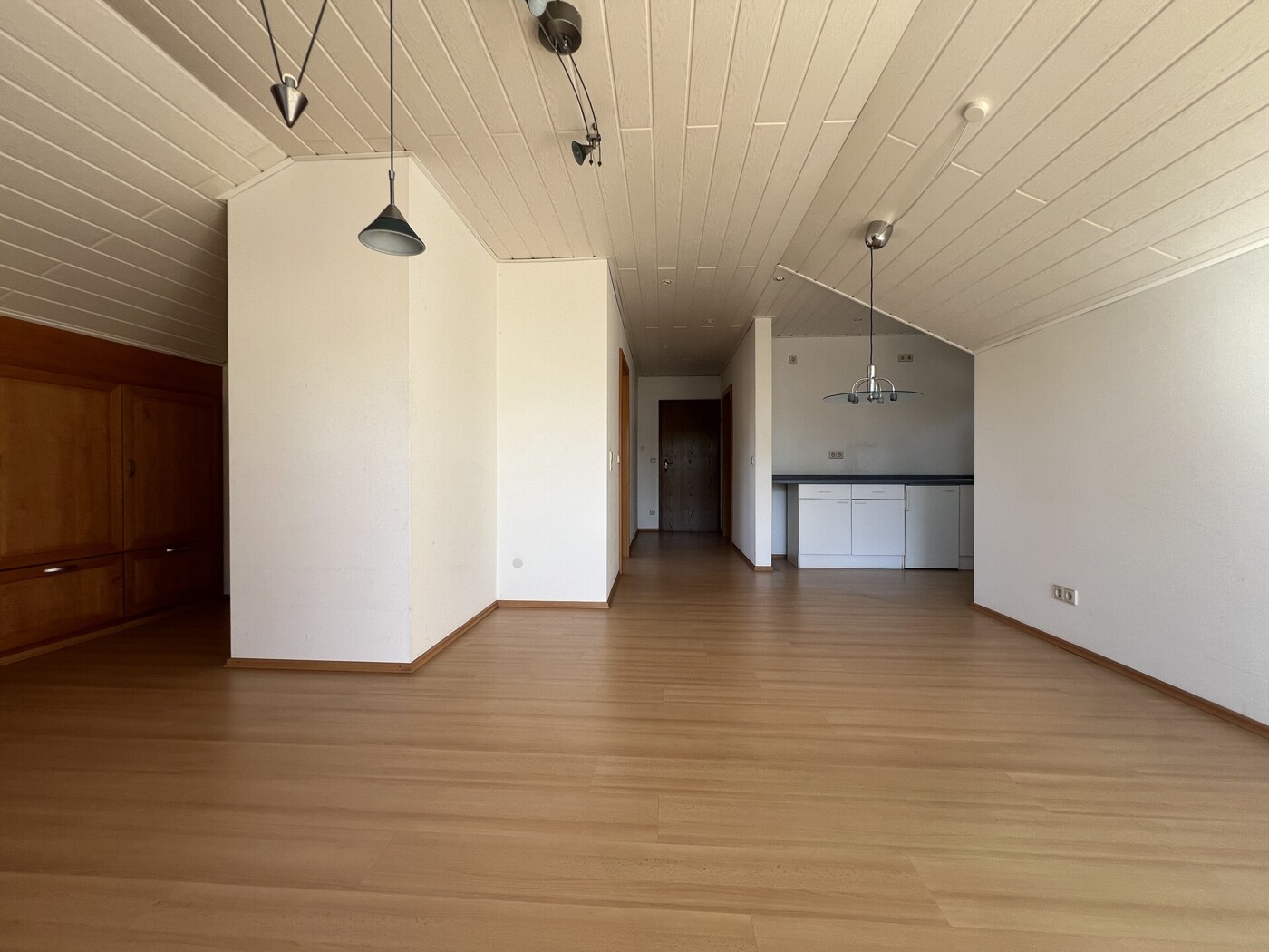 Blick zur Küche - Whg. im DG