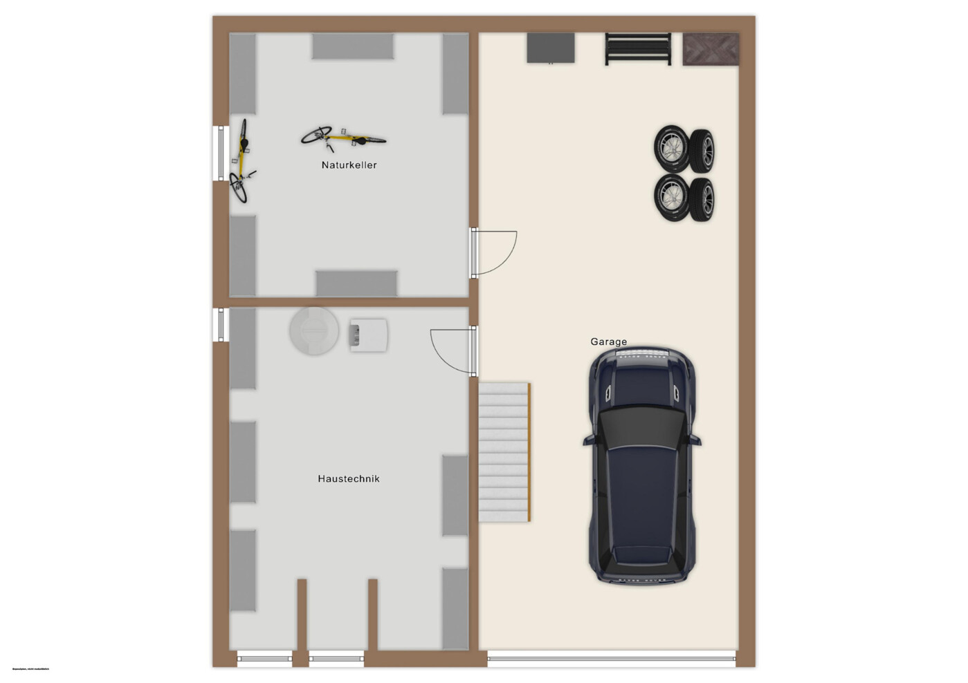 Grundrissskizze - Kellergeschoss