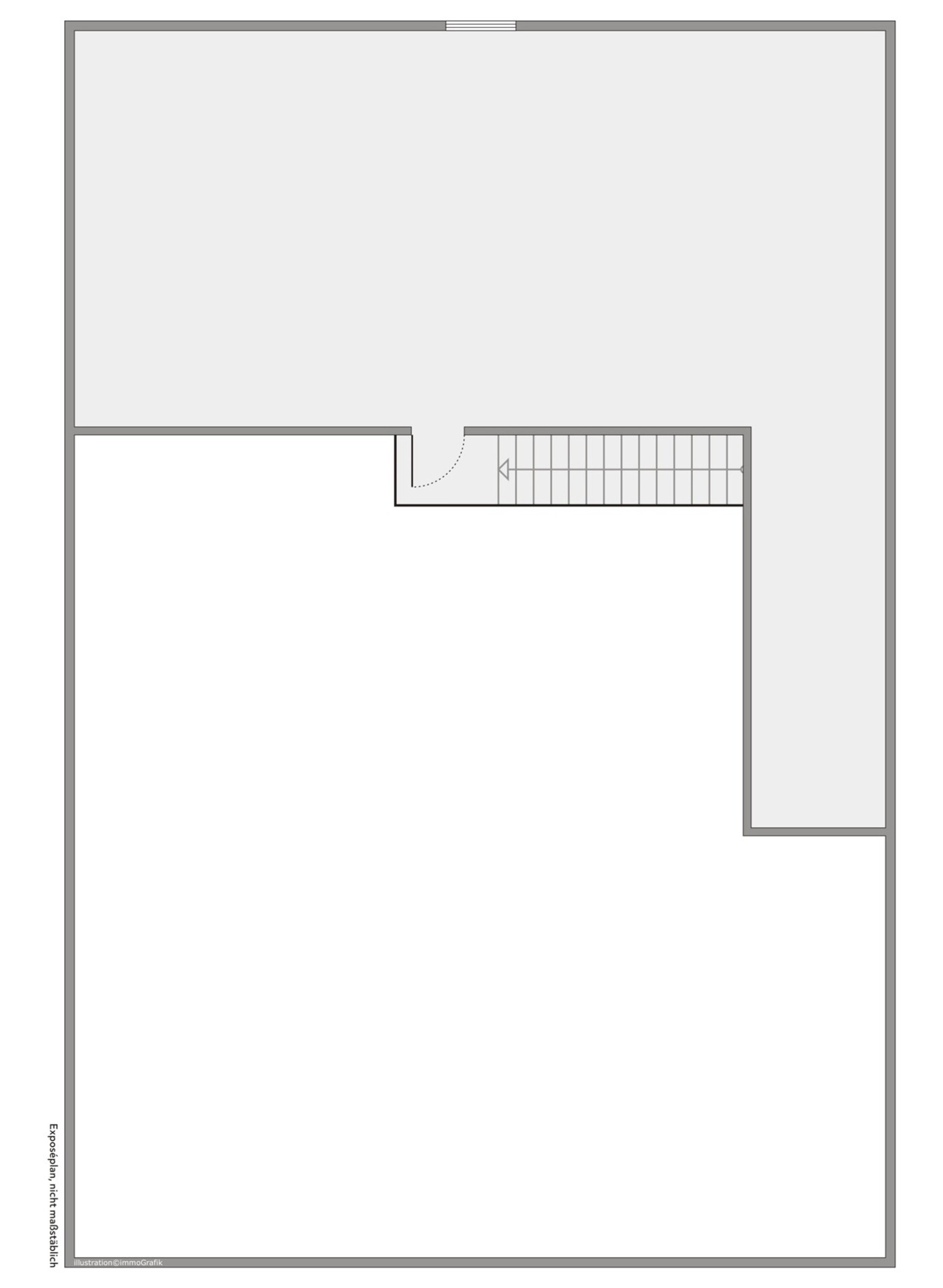 Grundrissskizze - obere Ebene