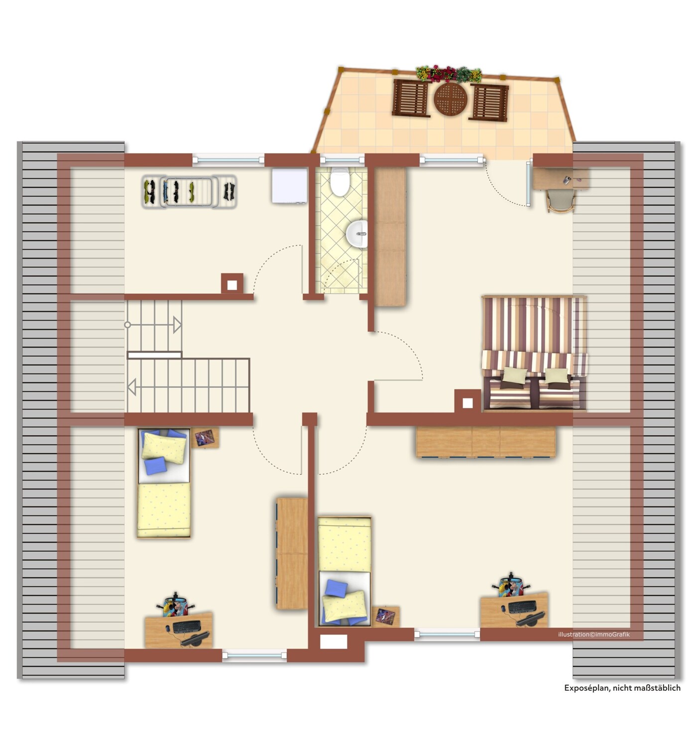 Grundrissskizze - DG