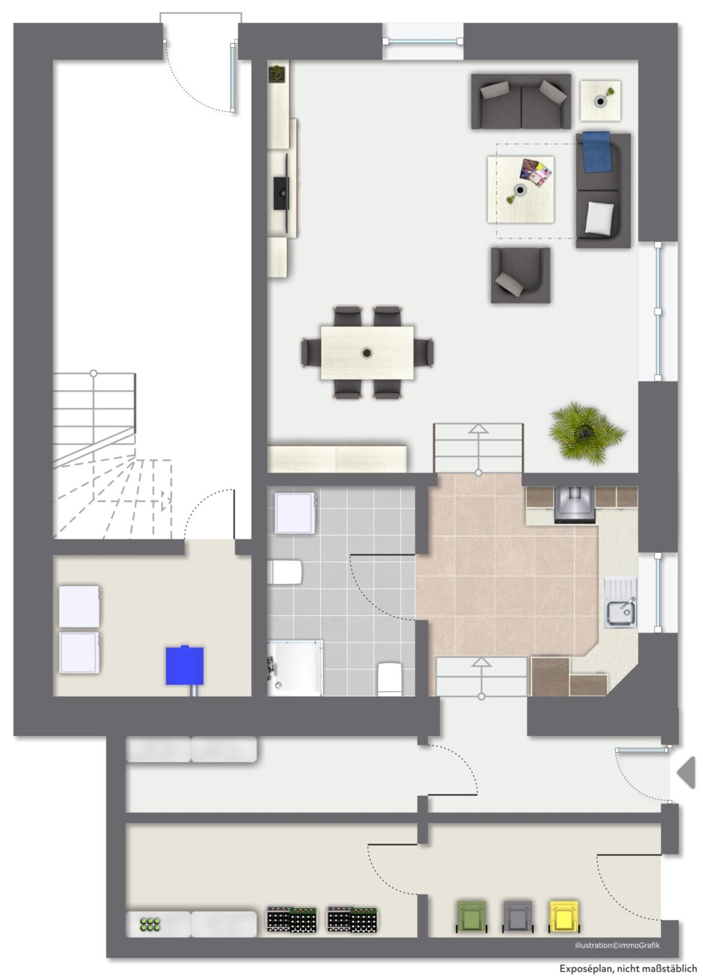 Grundrissskizze EG