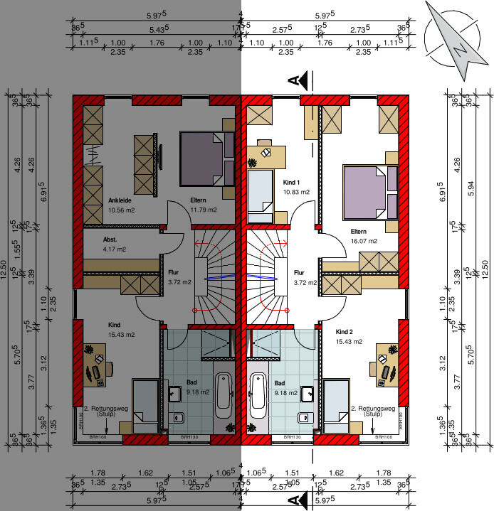 Grundriss - Obergeschoss