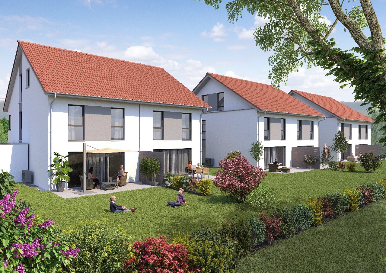 Hausansicht - Rückseite mit Garten