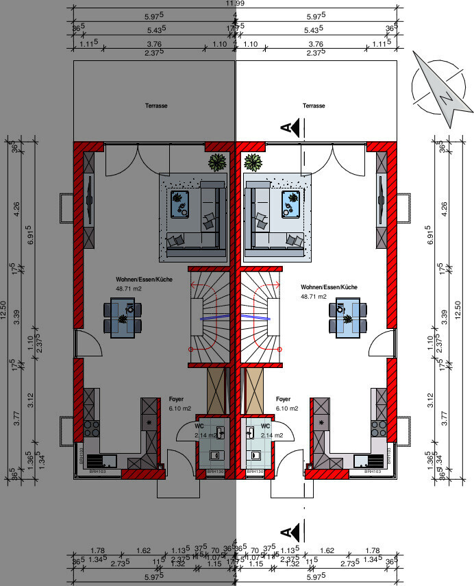 Grundriss - Erdgeschoss