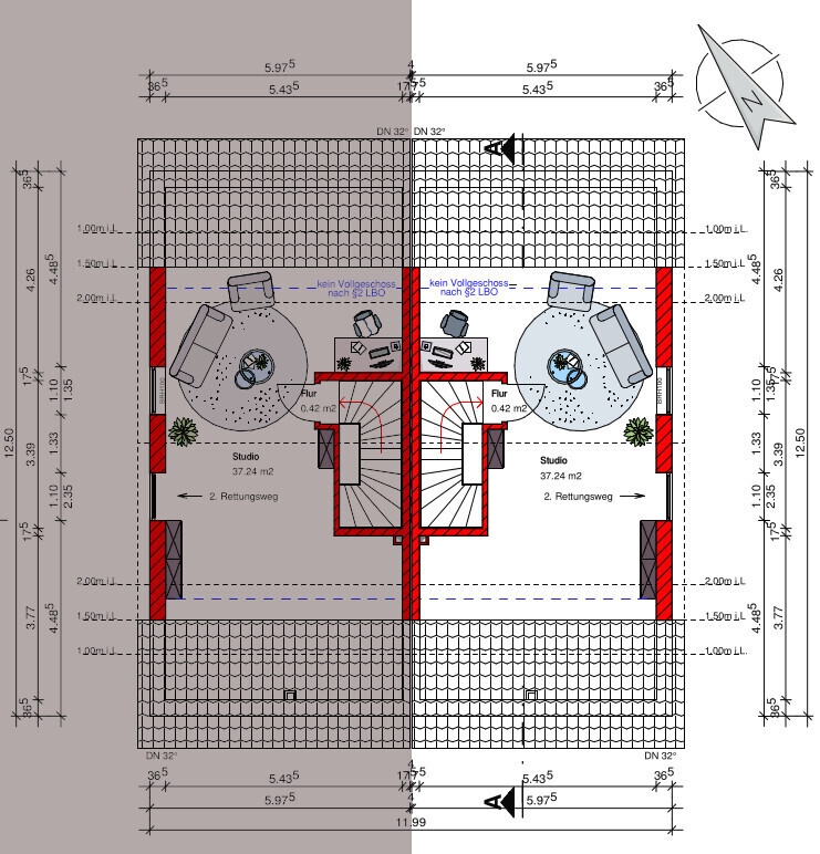 Grundriss - Dachgeschoss
