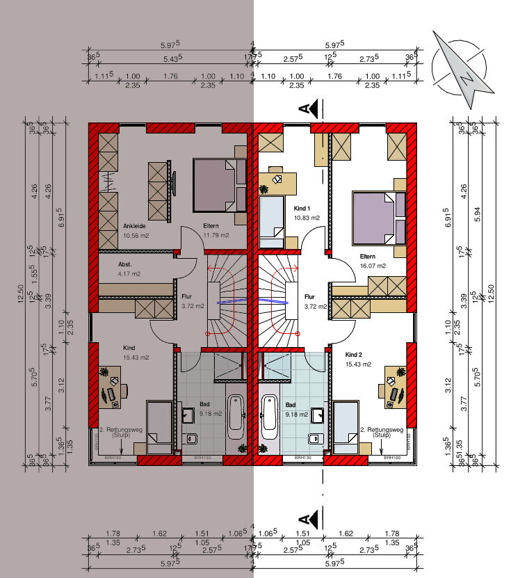 Grundriss - Obergeschoss