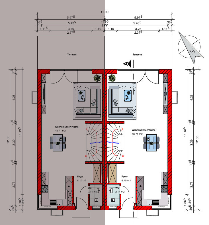Grundriss - Erdgeschoss