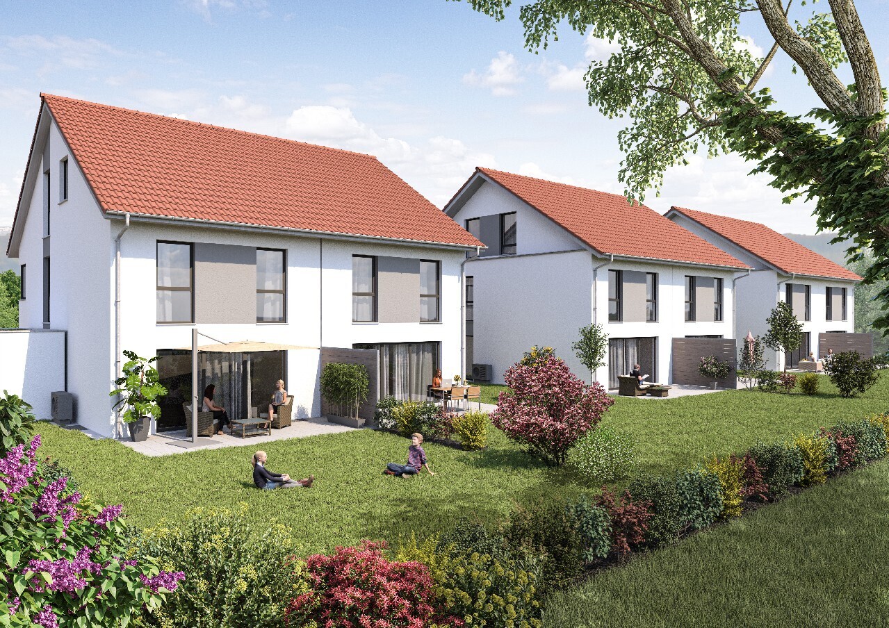 Hausansicht - Rückseite mit Garten