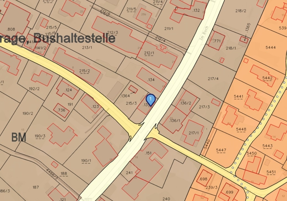 Lageplan/Widmungsplan