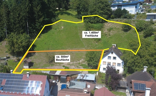 Hanggrundstück