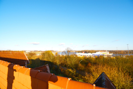 Blick von der Gemeinschaftsdachterrasse