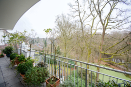Blick vom Balkon
