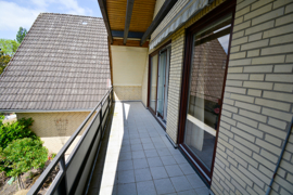 Blick auf den Balkon