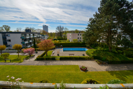 Blick vom Balkon