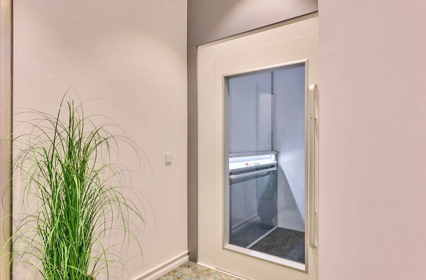 Beispiel Aufzug nach Fertigstellung