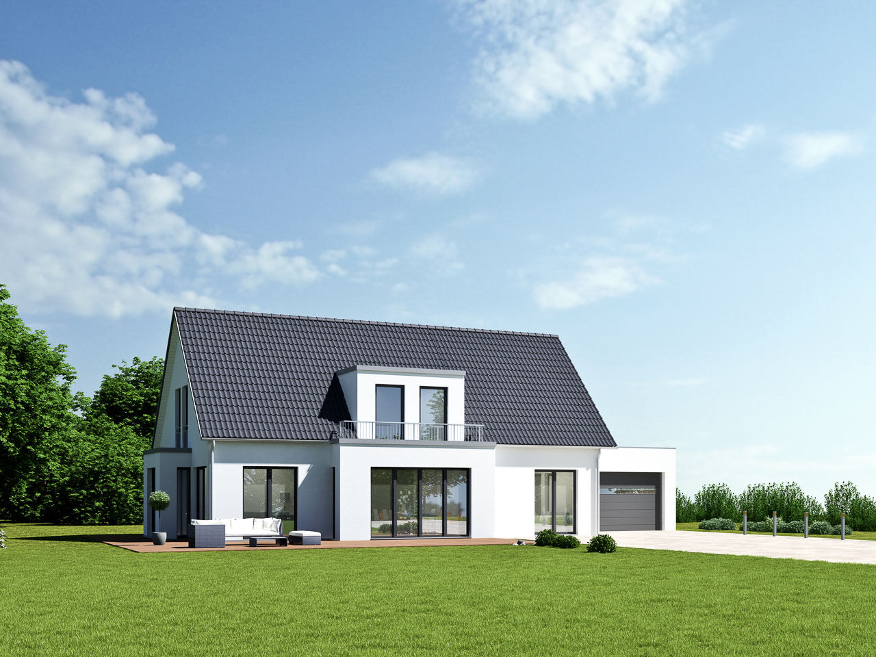 Visualisierung Einfamilienhaus