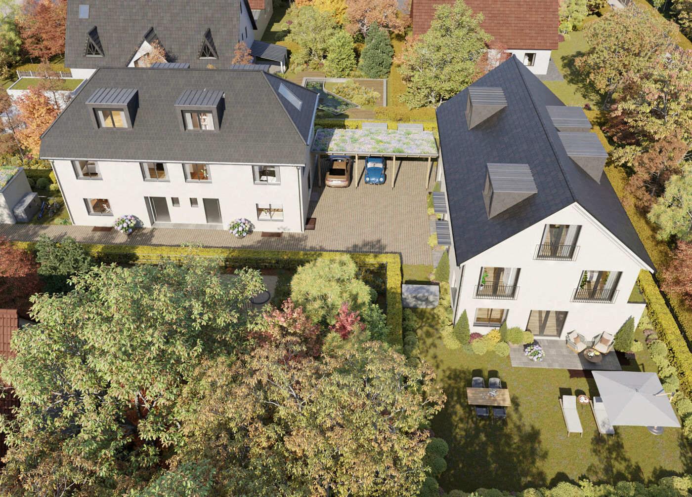 Ansicht Vogelperspektive