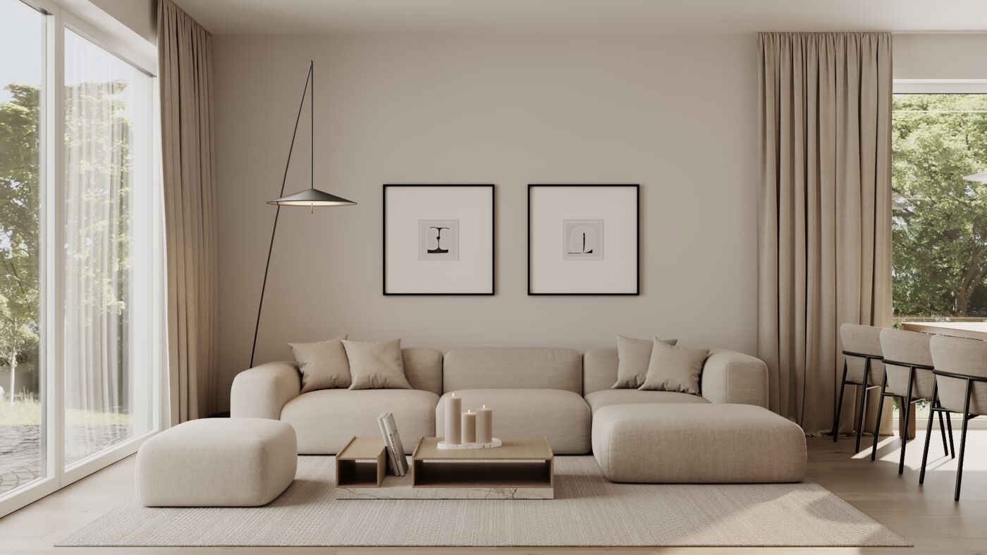 Wohnzimmer Visusalisierung