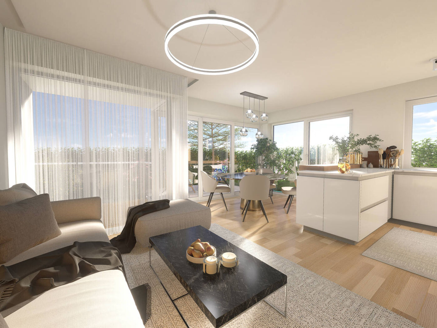 Visualisierung Wohnzimmer