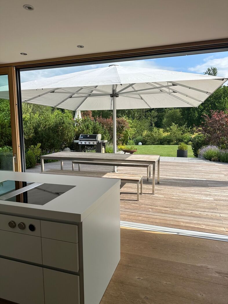 Blick zur Terrasse