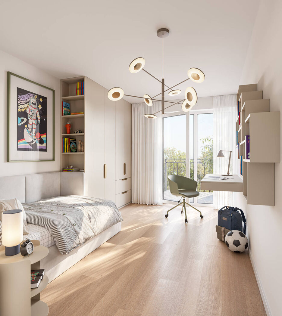 Kinderzimmer-Schlafen 2 Visualisierung