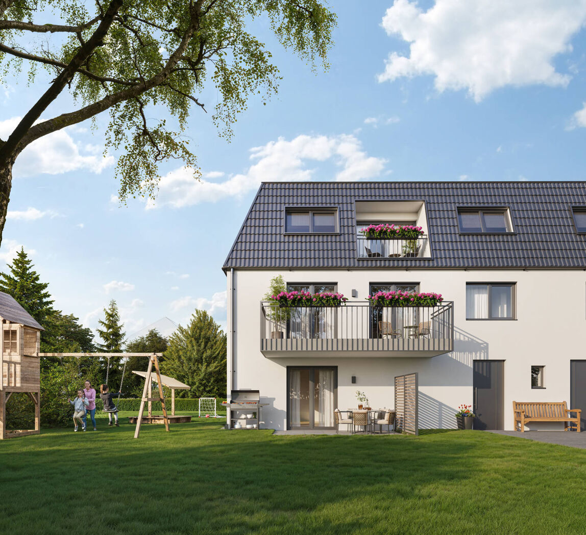 Gartenansicht Visualisierung