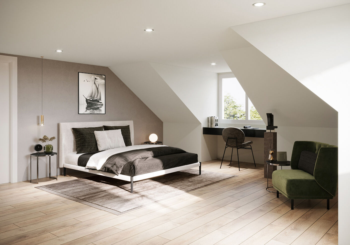 Schlafzimmer Visualisierung