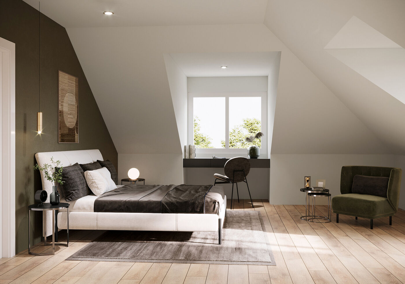 Schlafzimmer Visualisierung