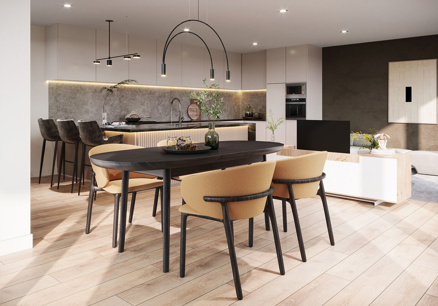 Wohnzimmer Visualisierung