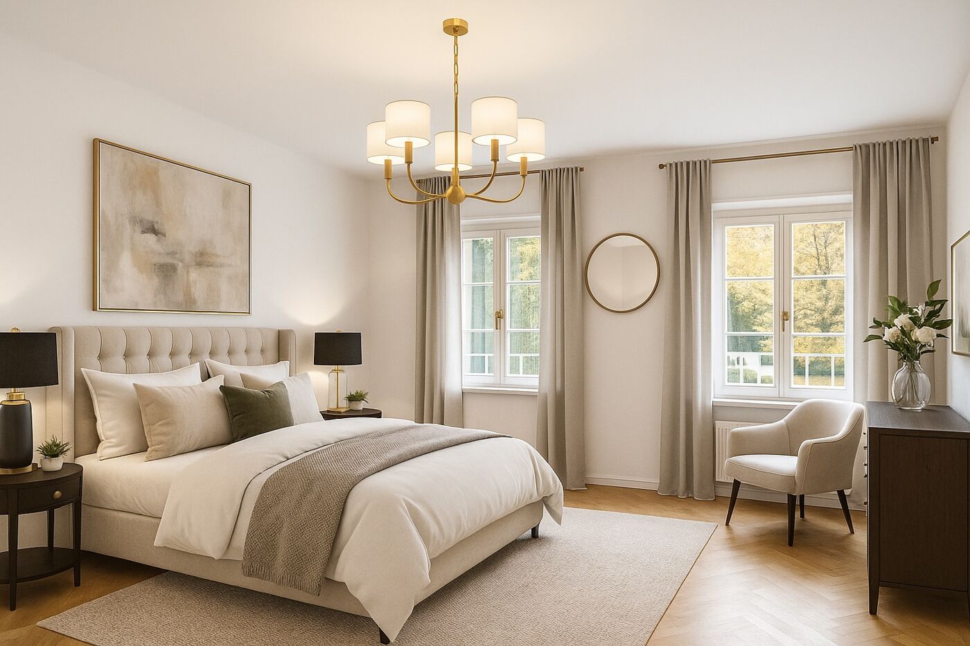 Schlafen Eltern Visualisierung