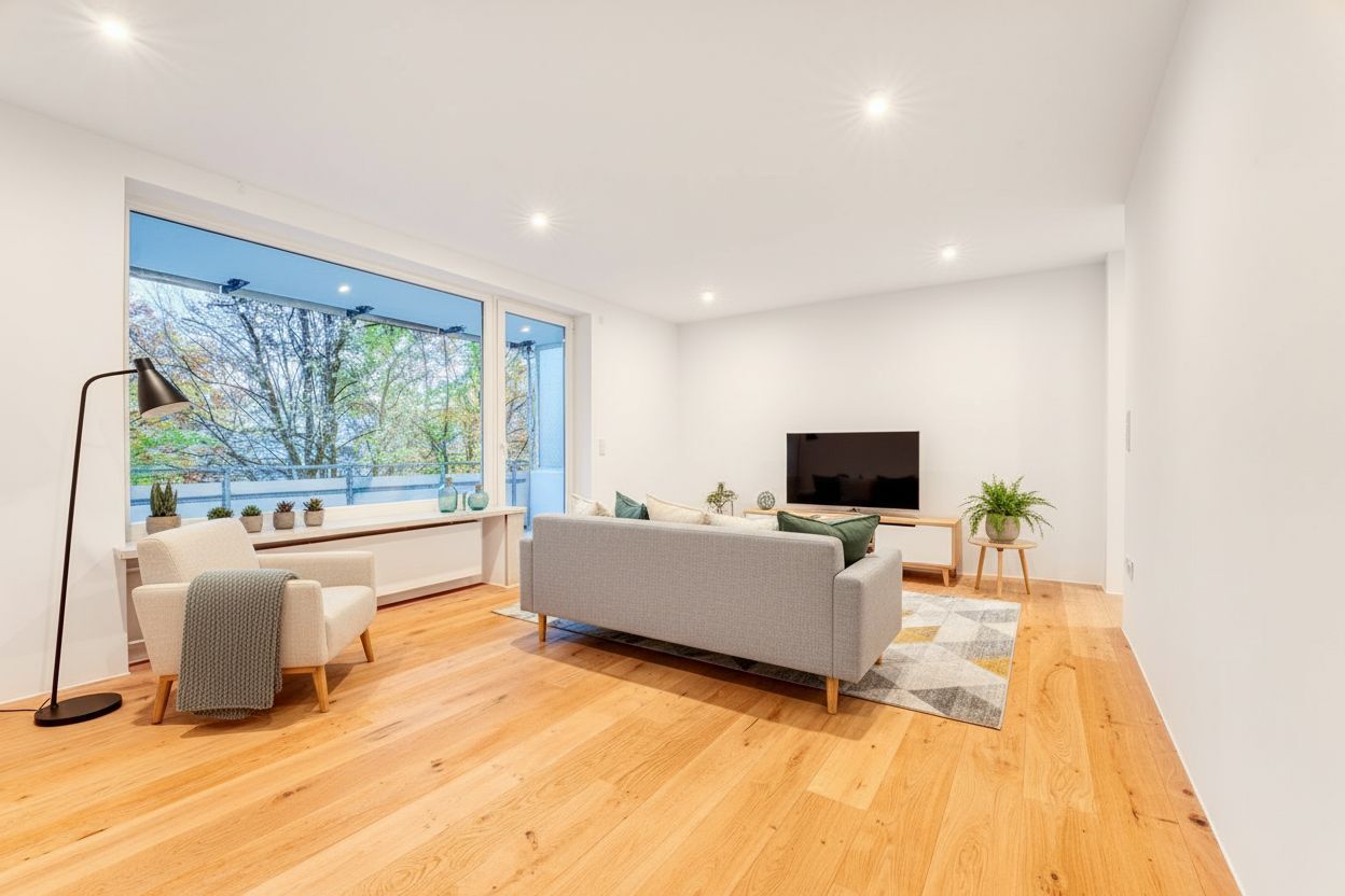 Visualisierung Wohnzimmer Einrichtungsidee