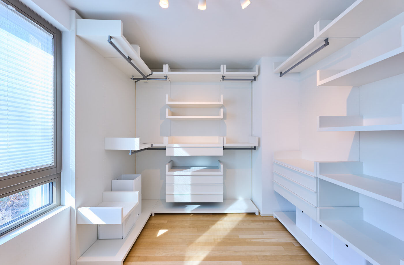 Begehbarer Schrank