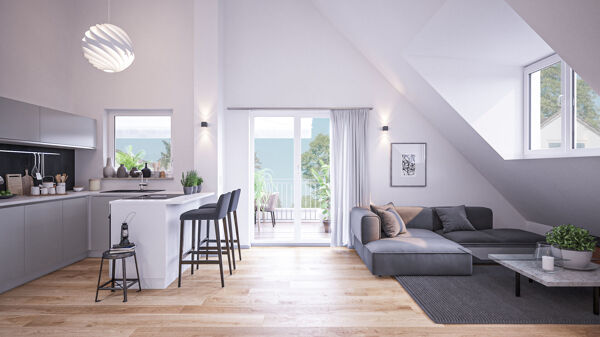 Wohnzimmer DG - Visualisierung 