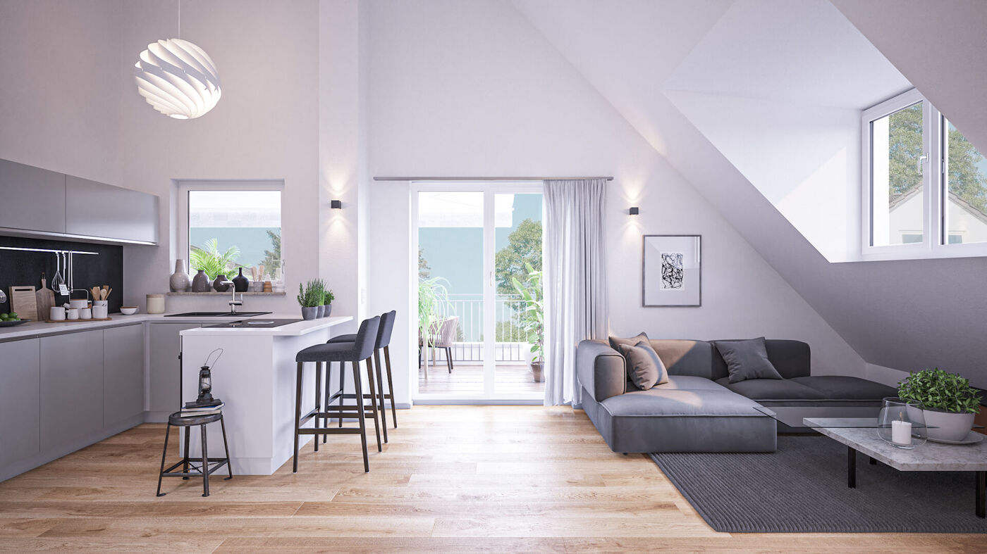 Wohnzimmer DG - Visualisierung 