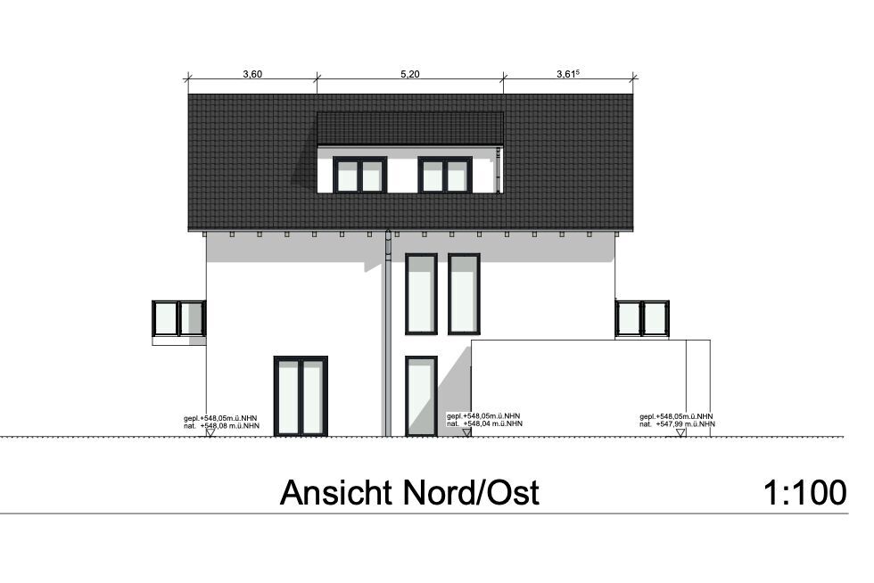 Ansicht Nord/Ost 