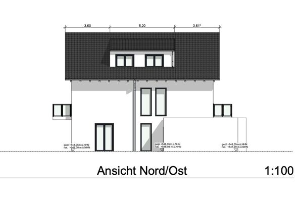 Ansicht Nord/Ost 